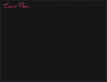 Tablet Screenshot of lenoraclaire.com